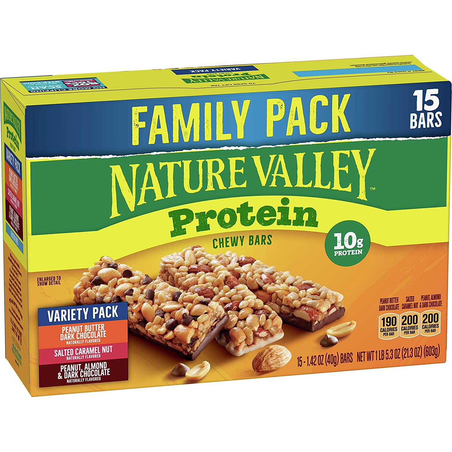 Nature Valley Chewy Granola Bars, Protein Variety Pack ...