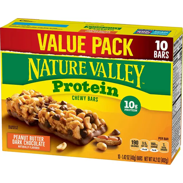 Nature Valley Protein Bar, Gluten Free, Granola Bar ...