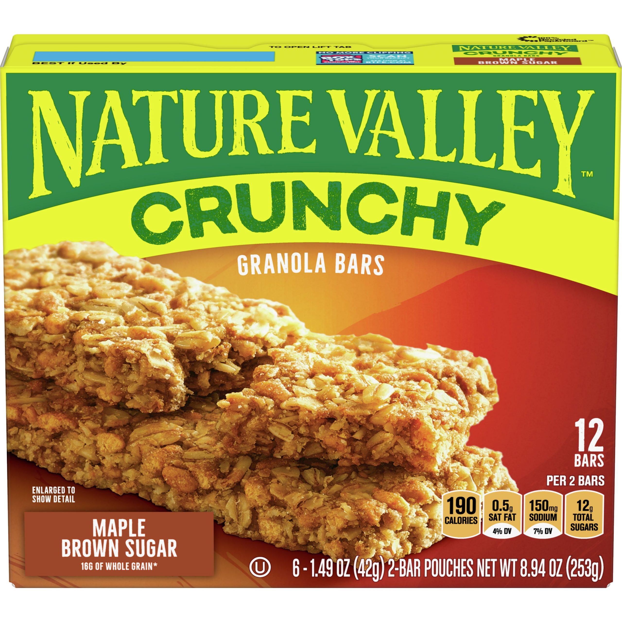 Nature Valley Crunchy Granola Bars Maple Brown Sugar ...