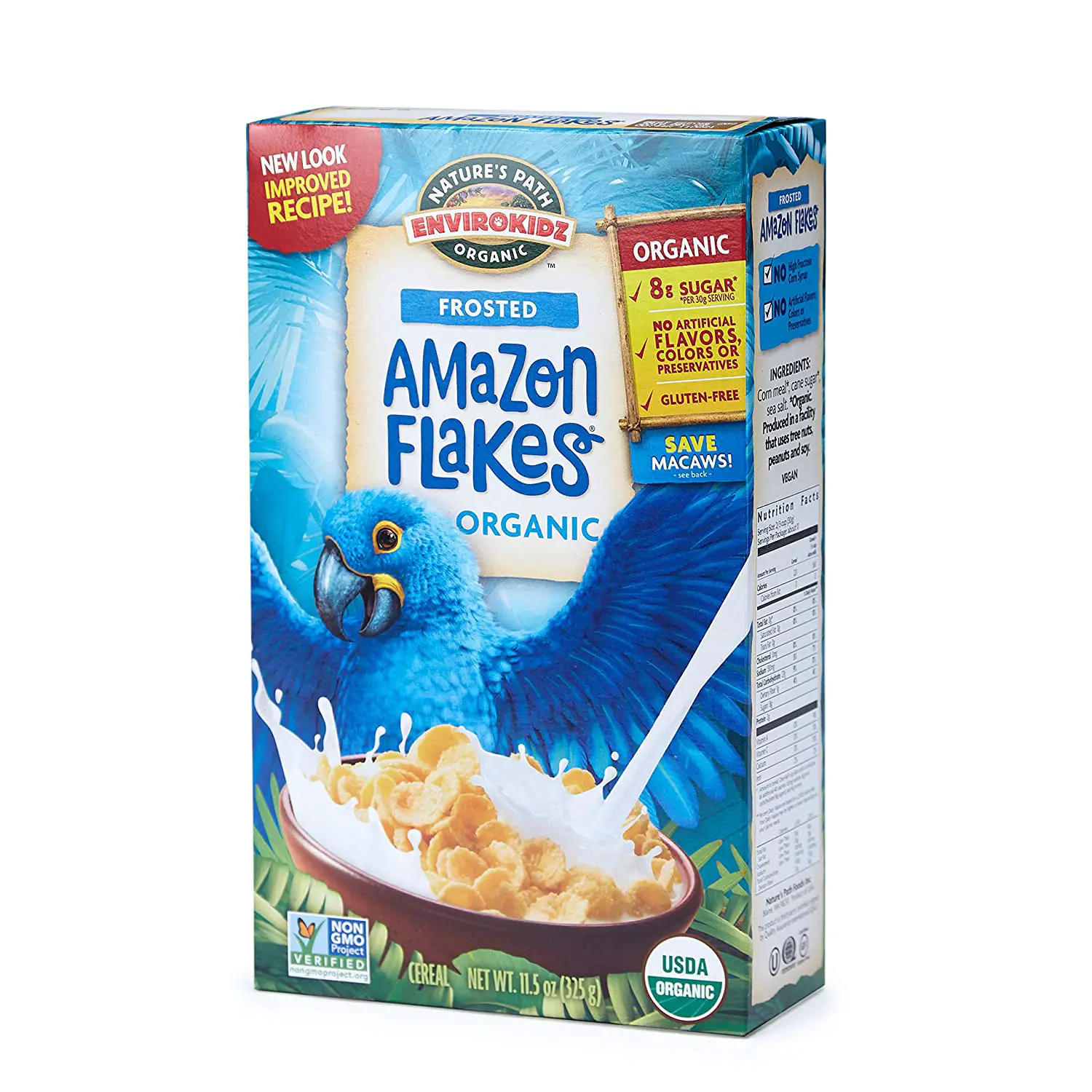 Natureâs Path EnviroKidz Amazon Frosted Flakes Cereal ...
