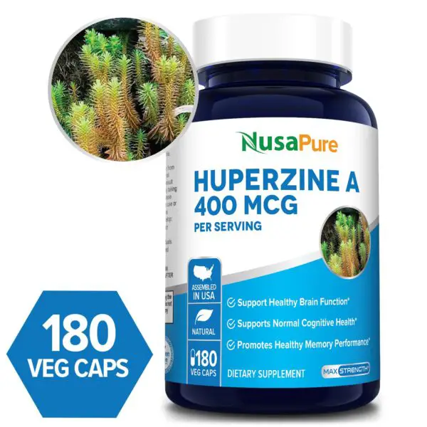 NusaPure Best Huperzine A 300mcg 180 capsules (NON