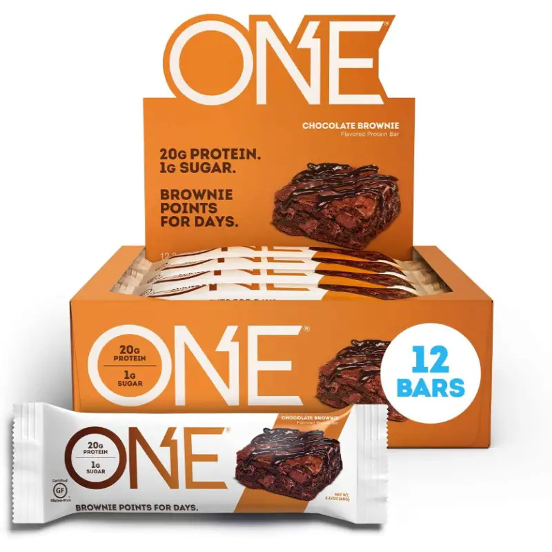 ONE Protein Bars, Chocolate Brownie Gluten Free Protein Bars with 20g 2 ...