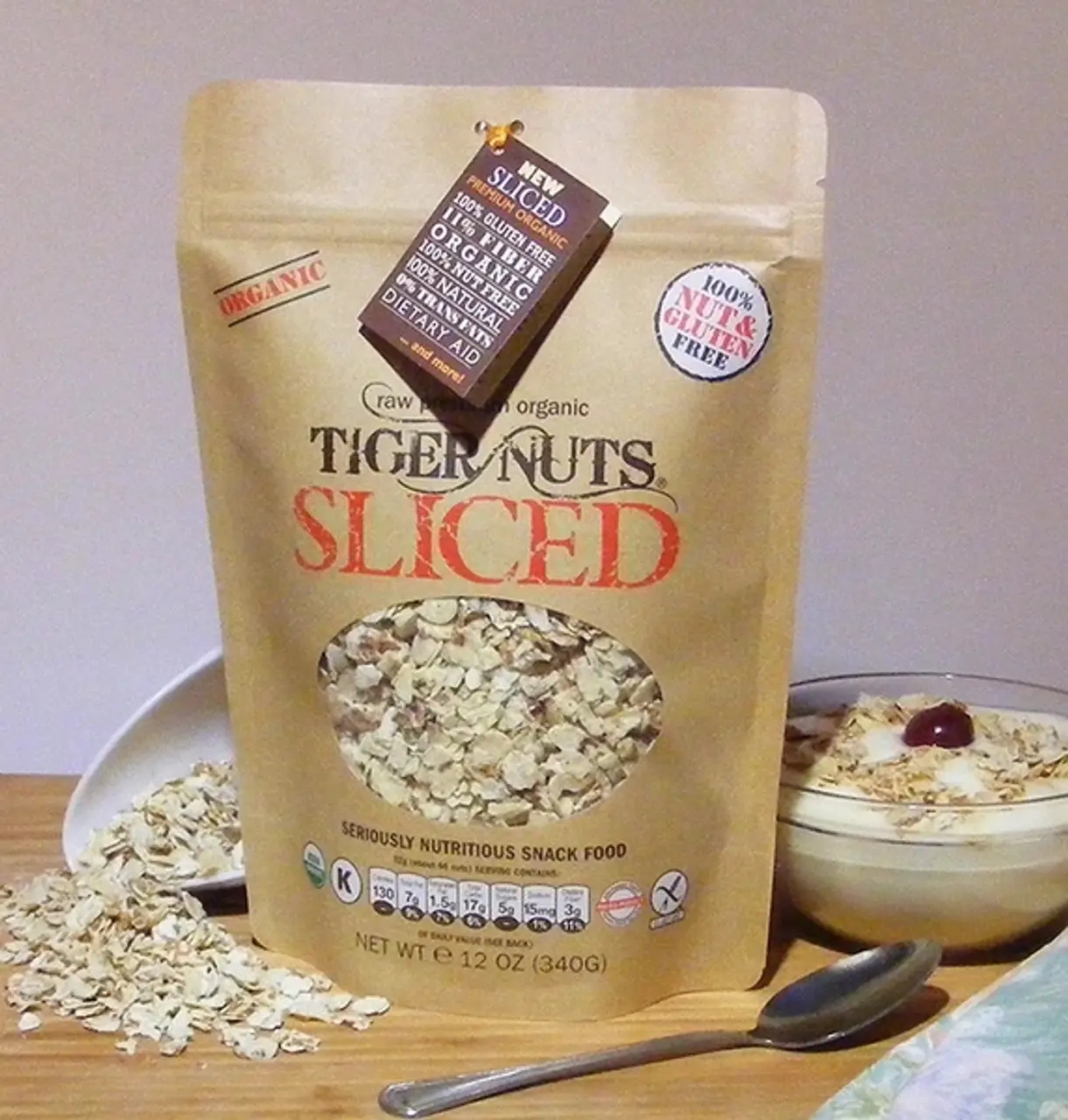 Organic Gluten Free Tiger Nuts Sliced
