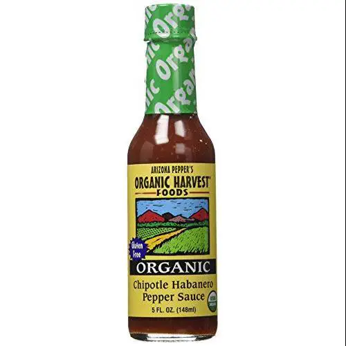 Organic Harvest Gluten Free Chipotle Habanero Pepper Sauce, 5 Fluid ...