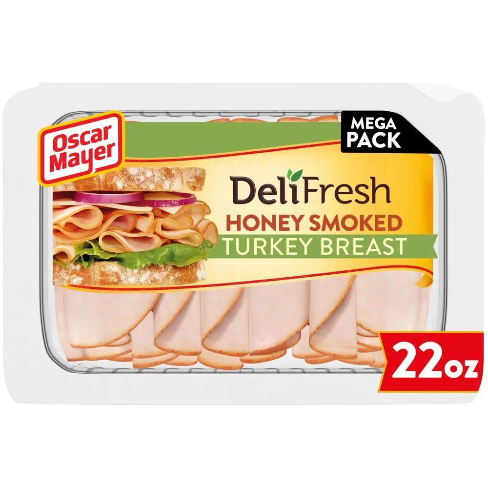 Oscar Mayer Deli Fresh Honey Smoked Turkey Breast Lunch Meat, 22 oz ...