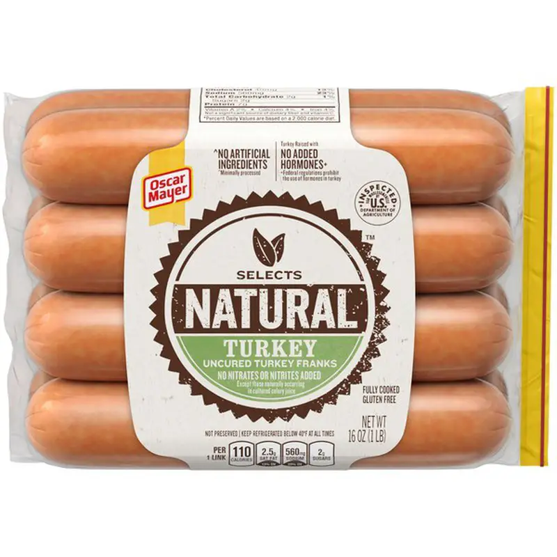 Oscar Mayer Selects Turkey Hot Dogs (16 oz) from Strack &  Van Til ...