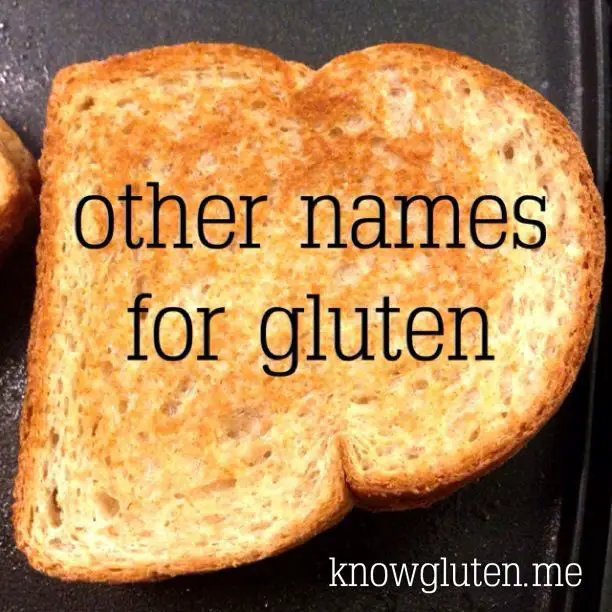 Other Names for Gluten: a handy guide to help you determine if an ...