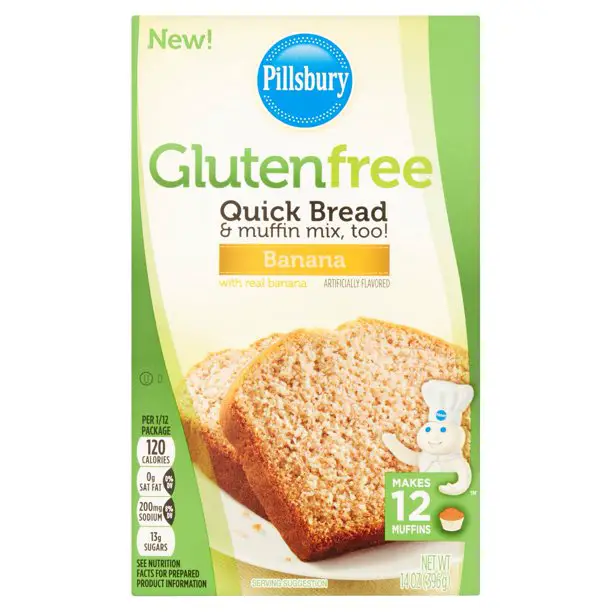 Pillsbury Gluten Free Banana Quick Bread &  Muffin Mix, 14 oz