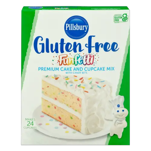 Pillsbury Gluten Free Funfetti Premium Cake &  Cupcake Mix, 17 oz
