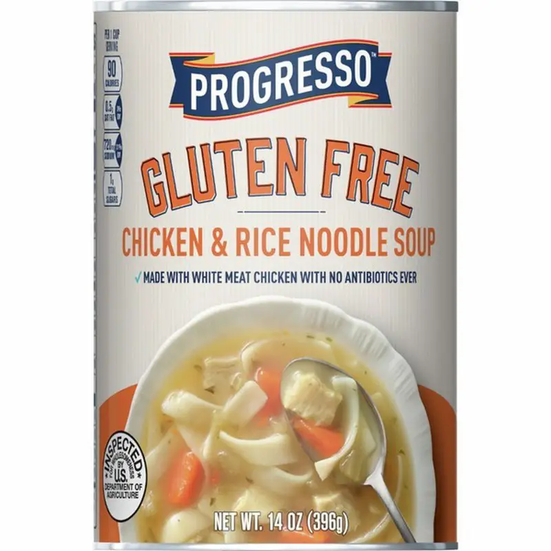 Progresso Noodle Soup, Gluten Free, Chicken &  Rice (14 oz ...