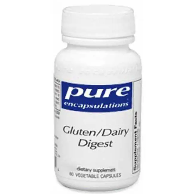 Pure Encapsulations, Gluten/Dairy Digest 60 Veggie Caps ...
