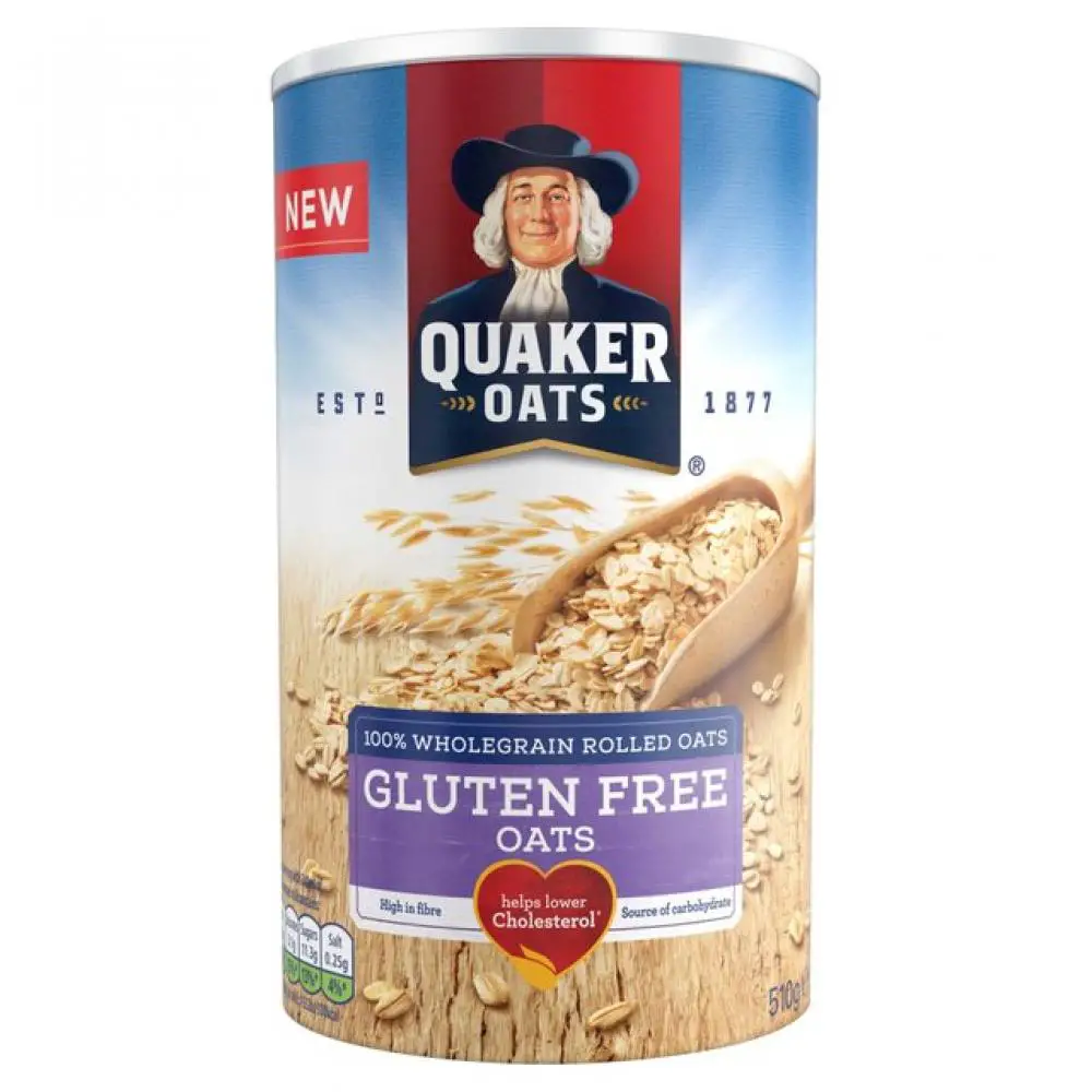 Quaker Oats Gluten Free Wholegrain Rolled Oats 510g