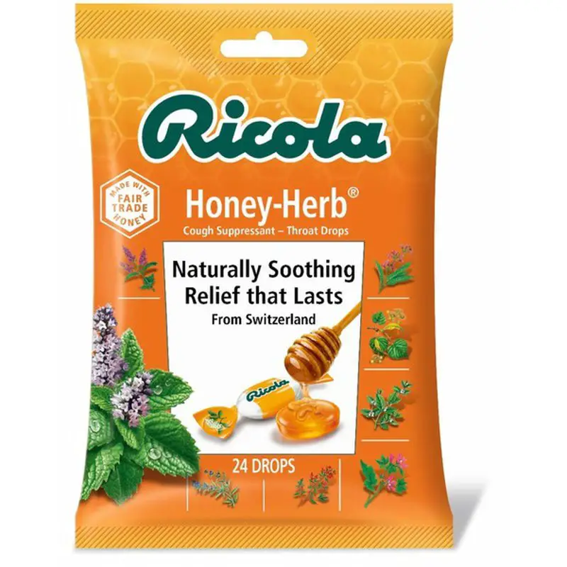 Ricola Cough Suppressant Throat Drops (24 ct) from Fry