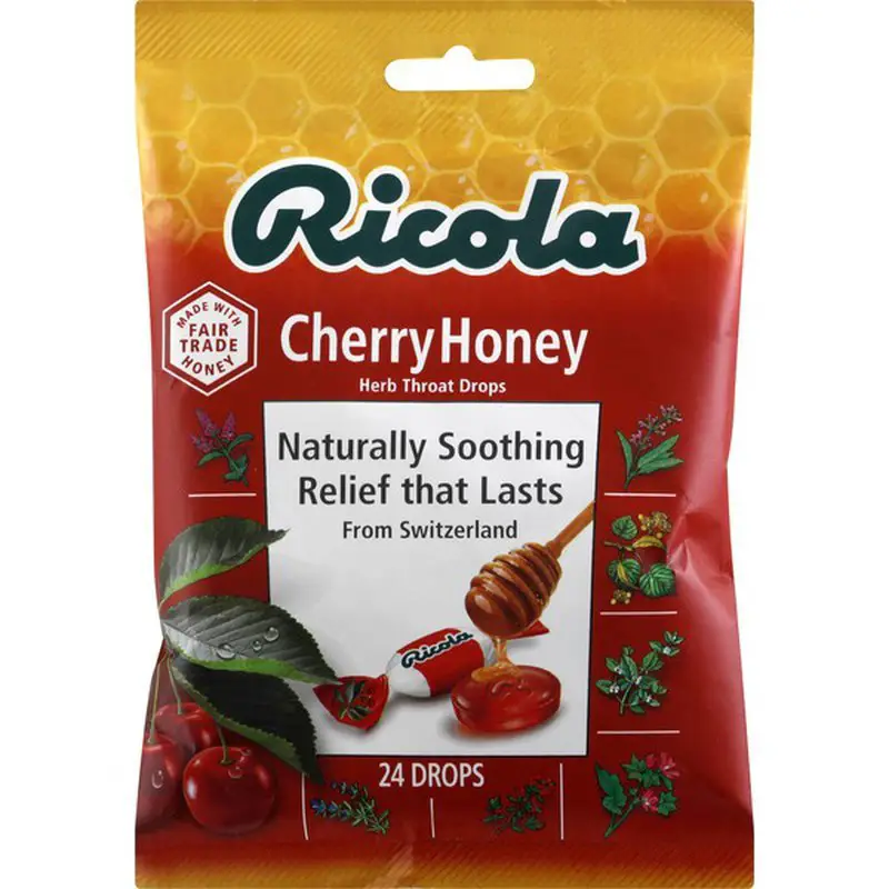 Ricola Herb Throat Drops Cherry Honey (24 ct)