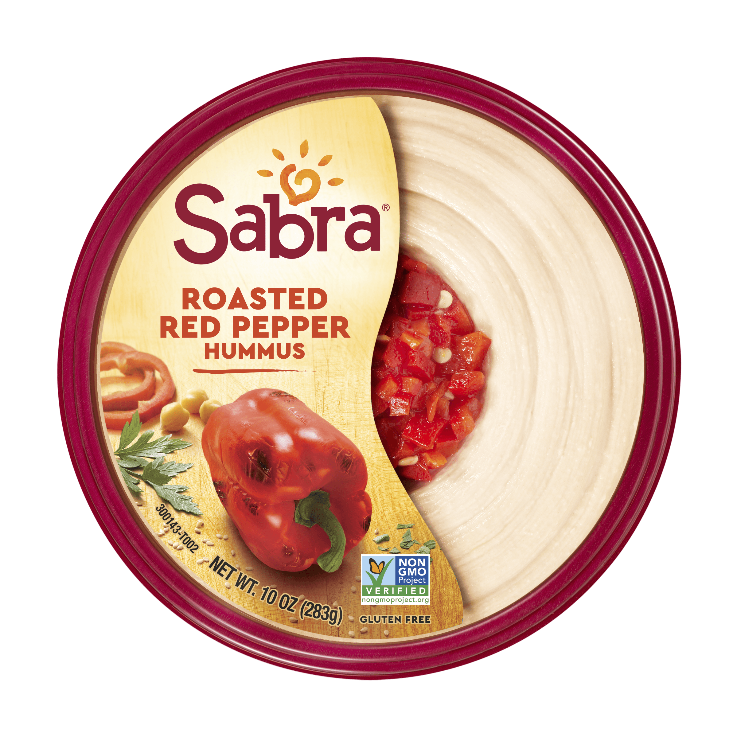 Sabra Roasted Red Pepper Hummus, 10 oz