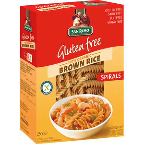 San Remo Gluten Free Brown Rice Pasta Spirals Reviews