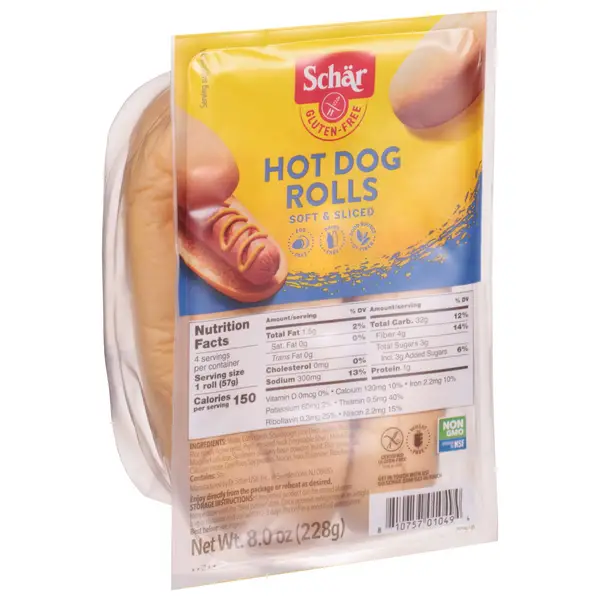 Schar Schar Gluten Free Hot Dog Rolls