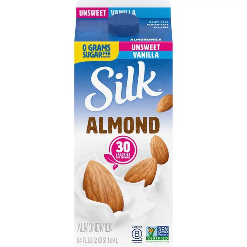 Silk Unsweetened Vanilla Almondmilk (64 fl oz) from ...