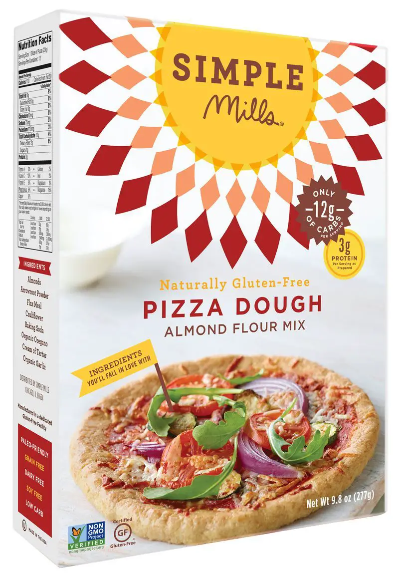 Simple Mills Pizza Dough Almond Flour Mix, 9.8 oz in 2020 ...