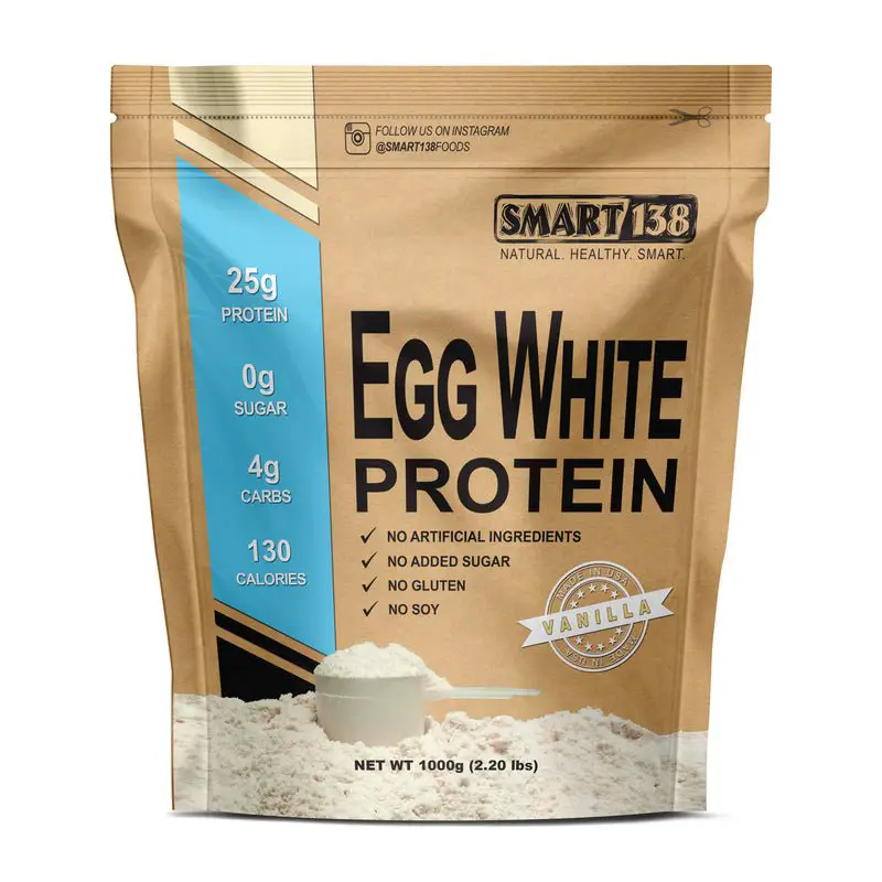 Smart138 Egg White Protein Powder / Chocolate / Paleo, Keto, Gluten ...