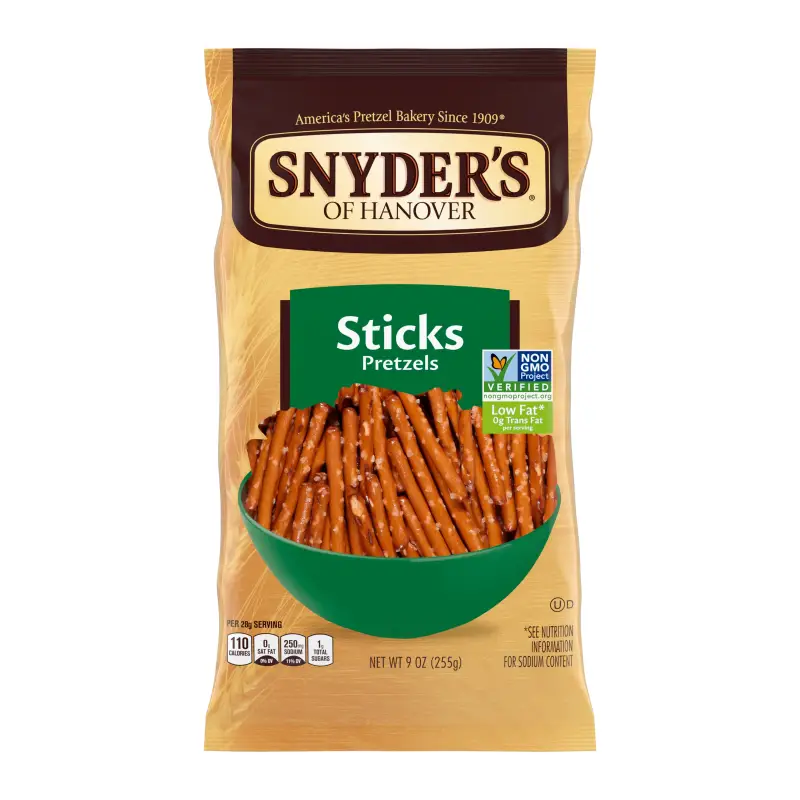 Snyders Pretzel Sticks (XL 9oz bag)  A Taste of the States