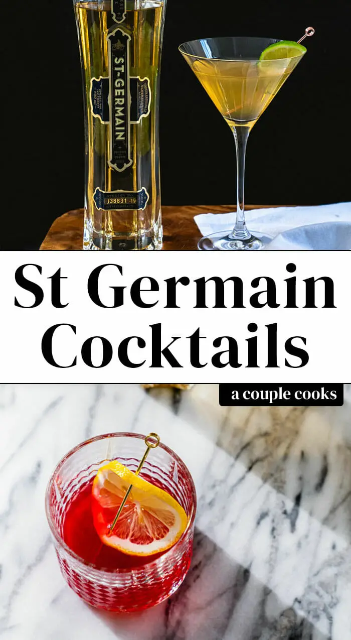 St Germain &  Cranberry Cocktail