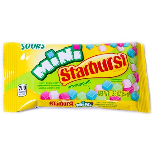 Starburst Sours Unwrapped Minis Fruit Chews