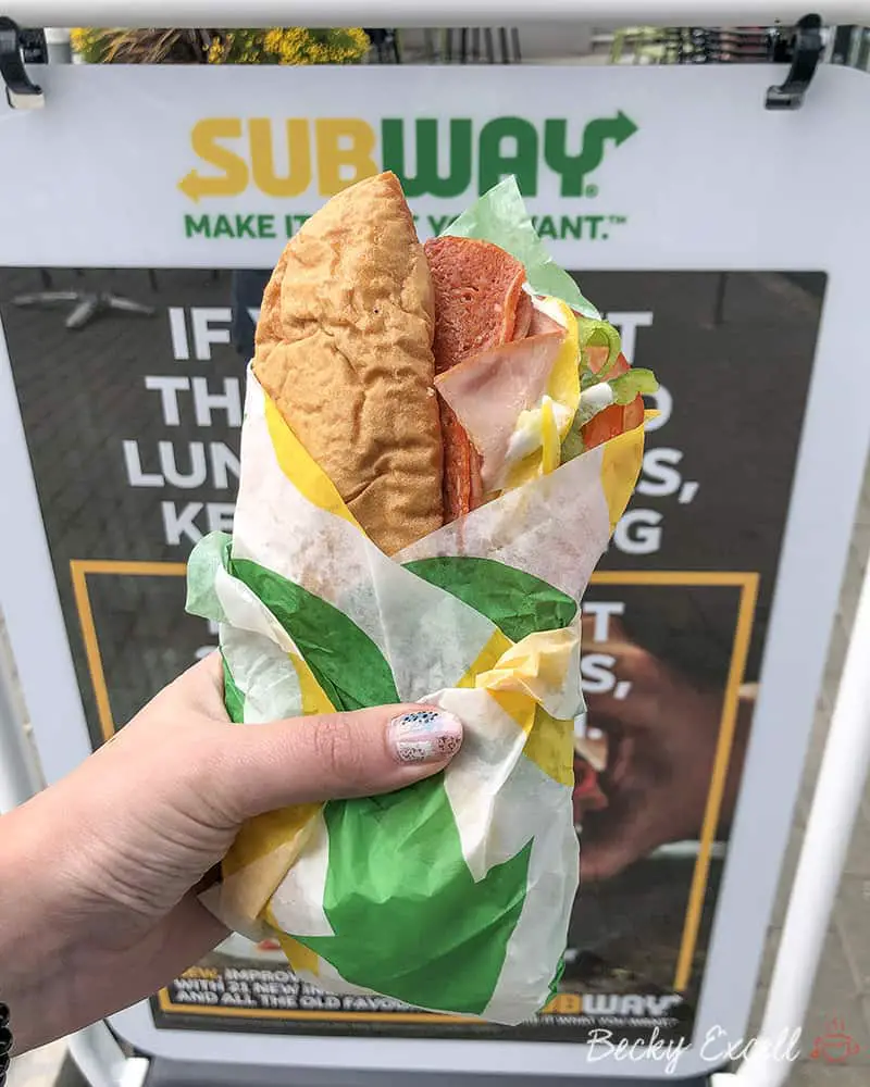 Subway Gluten Free Bread Nutritional Info