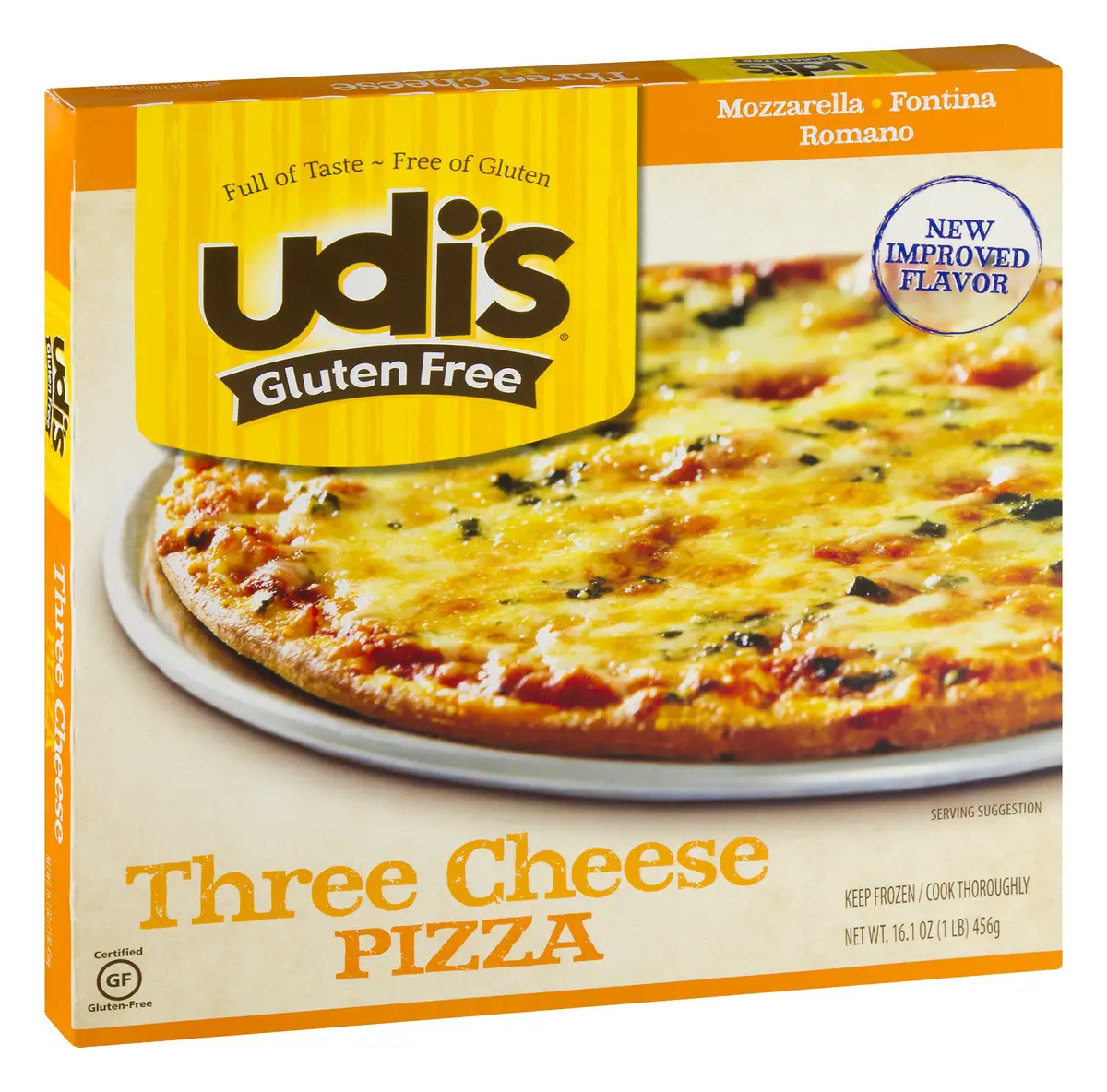 Udis Gluten Free Uncured Pepperoni Pizza 16.25 oz