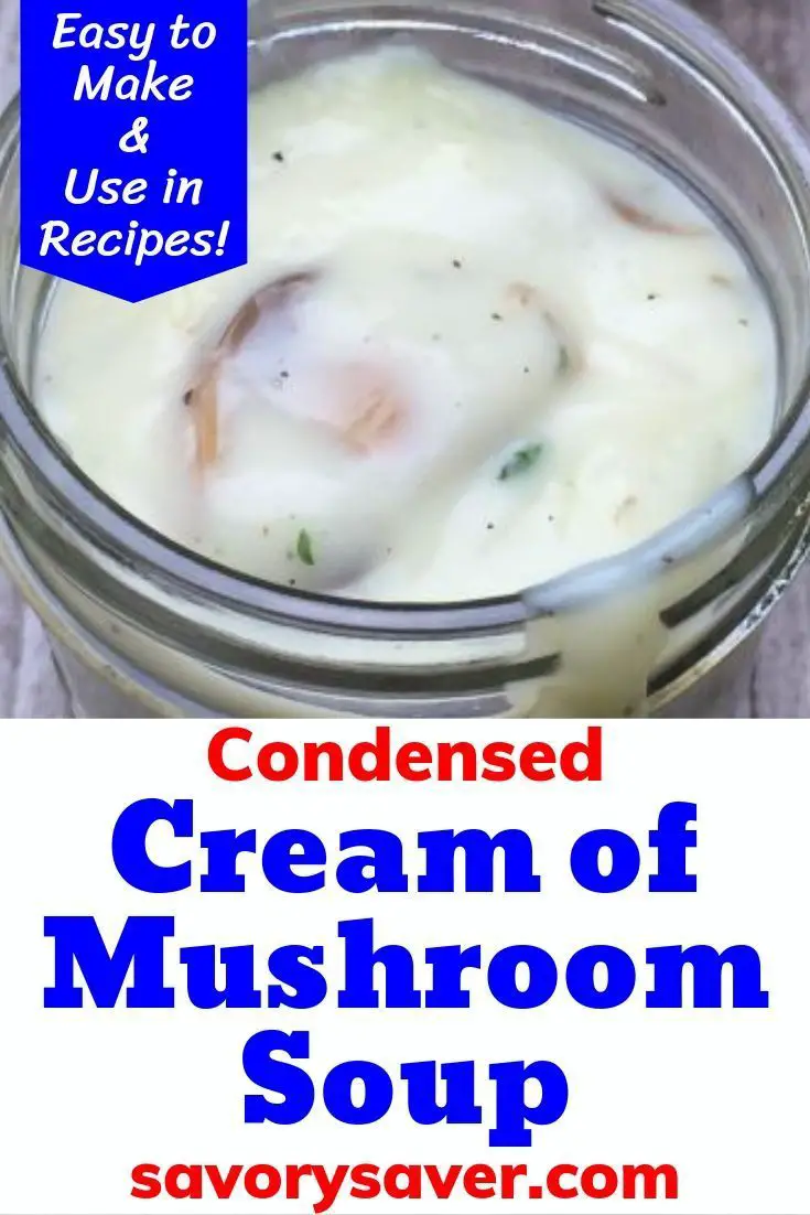 Use this Cream of Mushroom Soup in place of the condensed ...