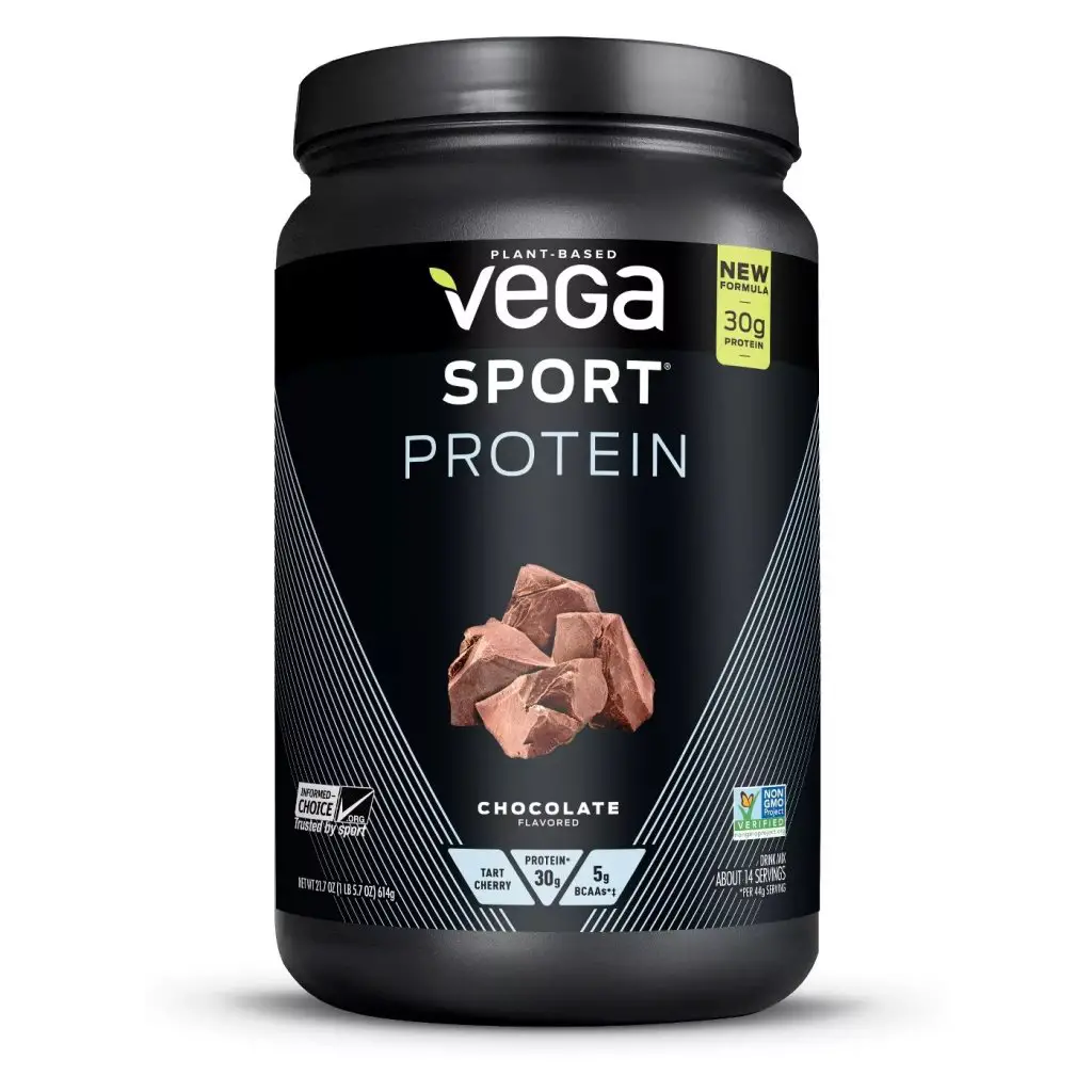 Vega Sport Gluten Free Protein Vegan Powder Zero Artificial Flavors or ...