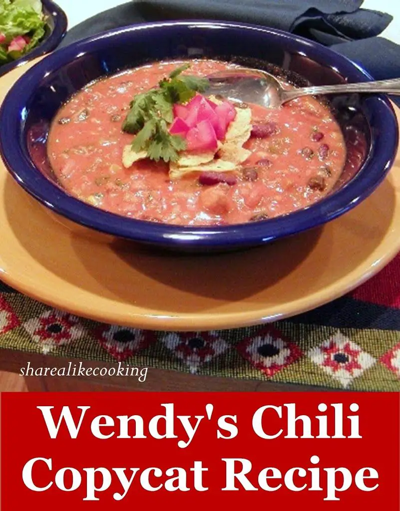 Wendys Chili  Copycat Recipe  Gluten Free