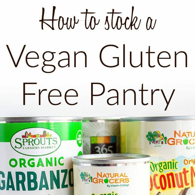 What Does a Gluten Free Vegan Pantry Have in it?