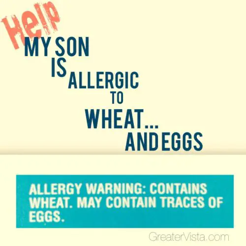 What? My son is allergic to wheat?  Greater Vista with Krysta