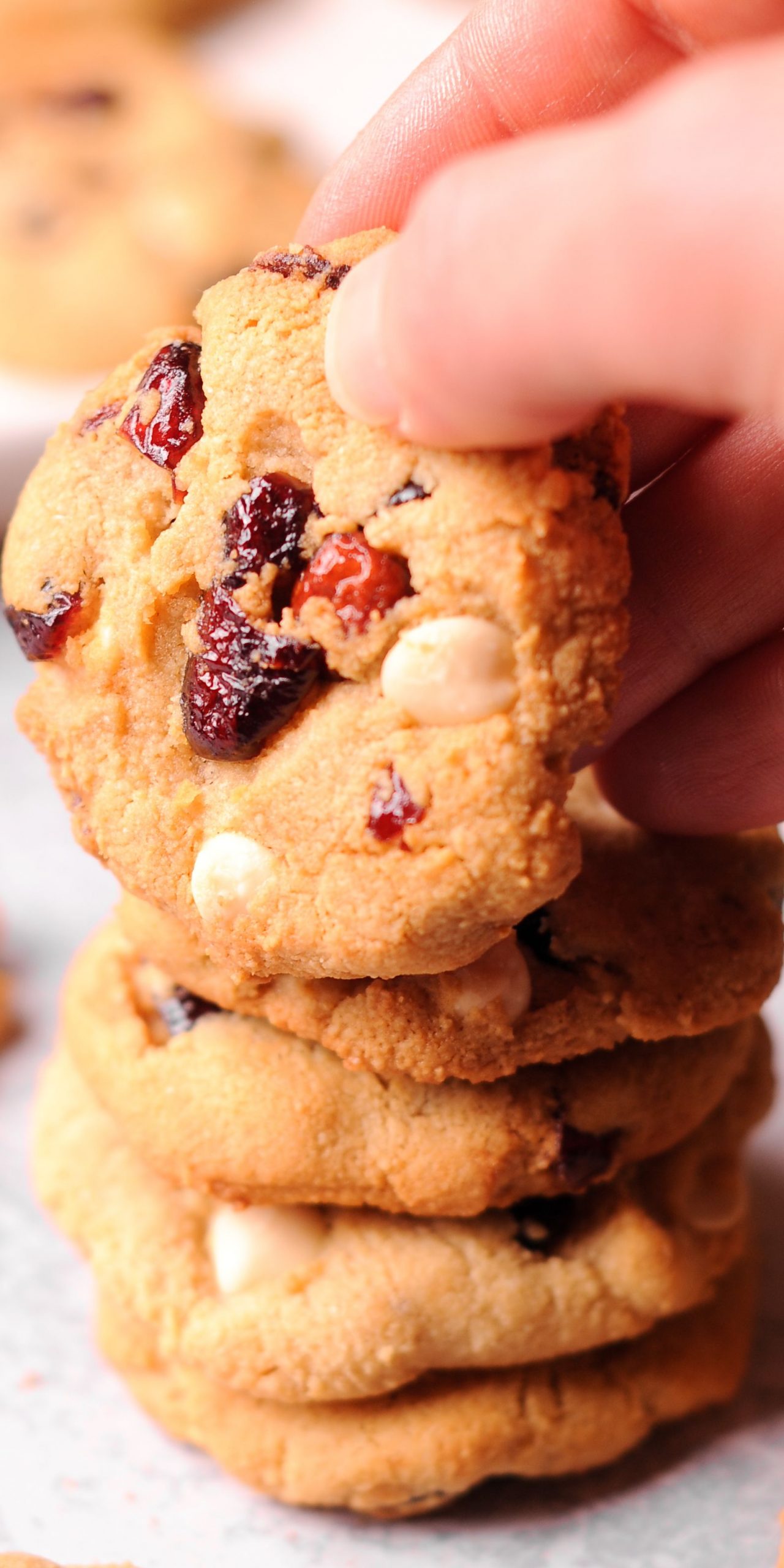 White Chocolate Chip Cranberry Cookies (Gluten Free ...