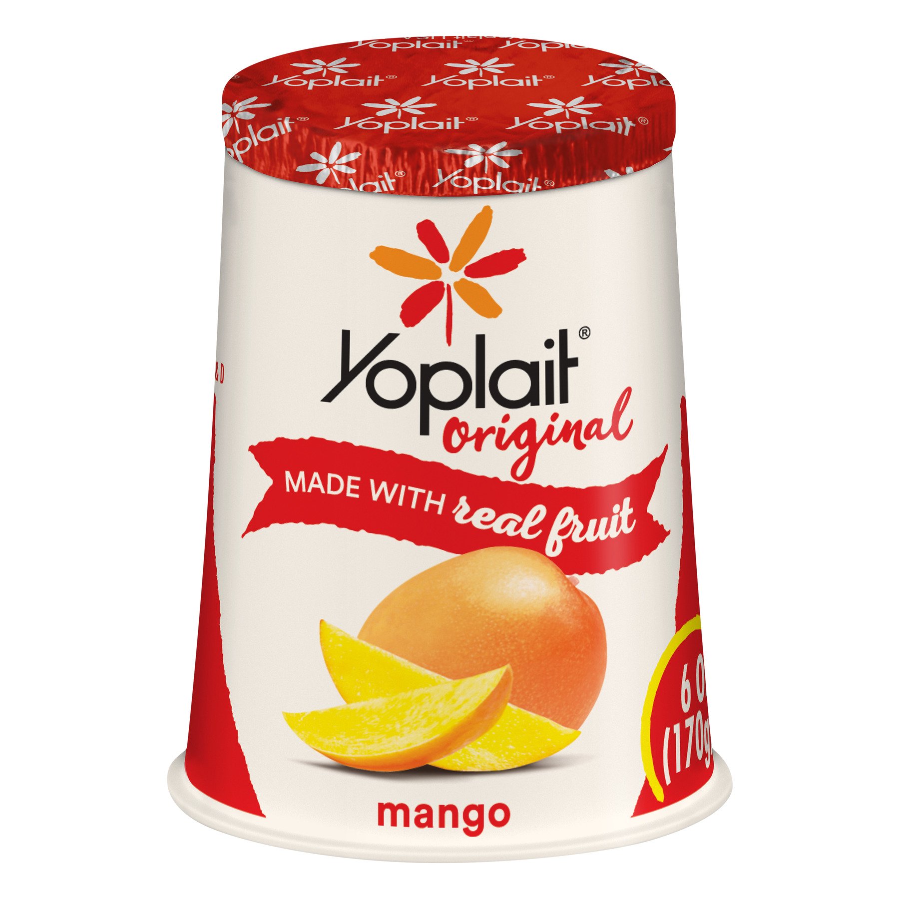 Yoplait Gluten Free Original Yogurt Mango, 6 oz Cup ...