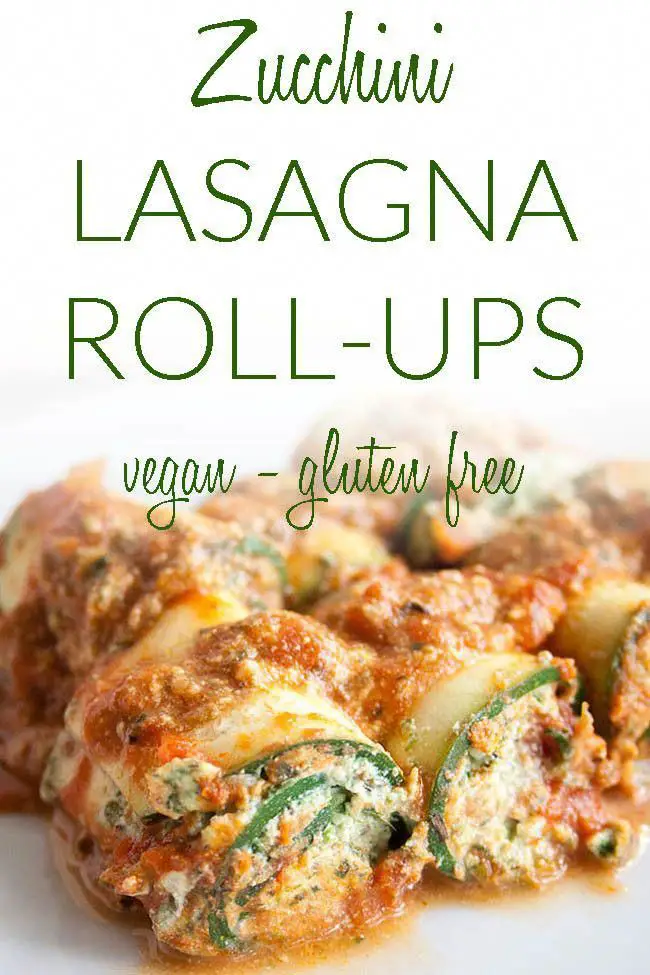 Zucchini Lasagna Roll
